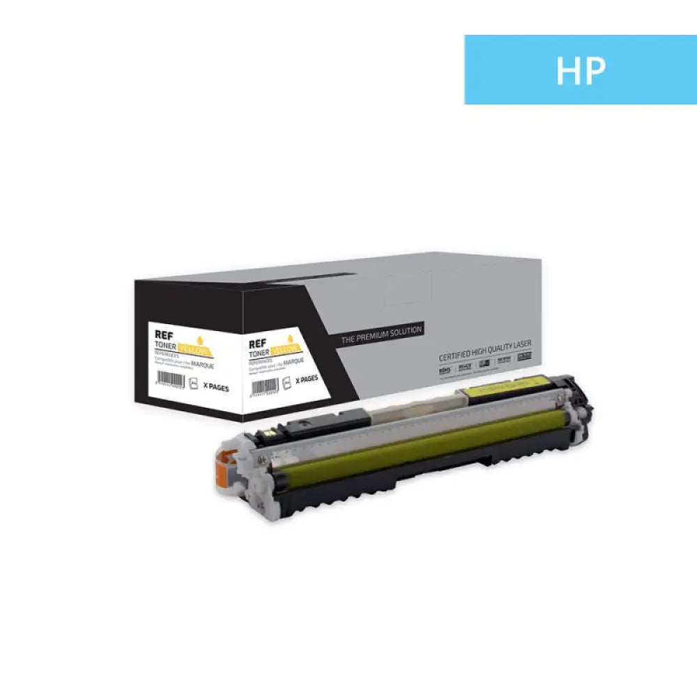Cartouche laser compatible HP CF352A 130A Jaune - Toner The Premium Solution