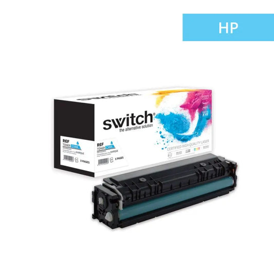 Cartouche laser compatible HP CF541X 203X Cyan - Toner Switch