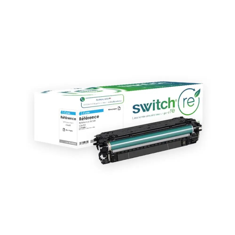 Cartouche laser compatible HP CF541X 203X Cyan - Toner remanufacturé Switch RE