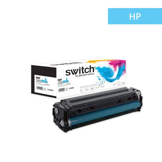 Cartouche laser compatible HP HT213X W2131X Cyan - Toner Switch
