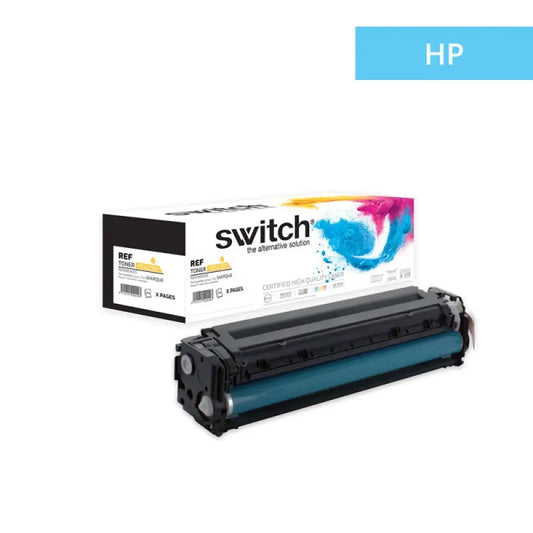 Cartouche laser compatible HP HT213X W2132X Jaune - Toner Switch