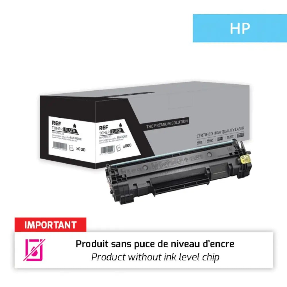 Cartouche laser compatible HP W1420A 142A Noir avec niveaux d’encre - Toner The Premium Solution