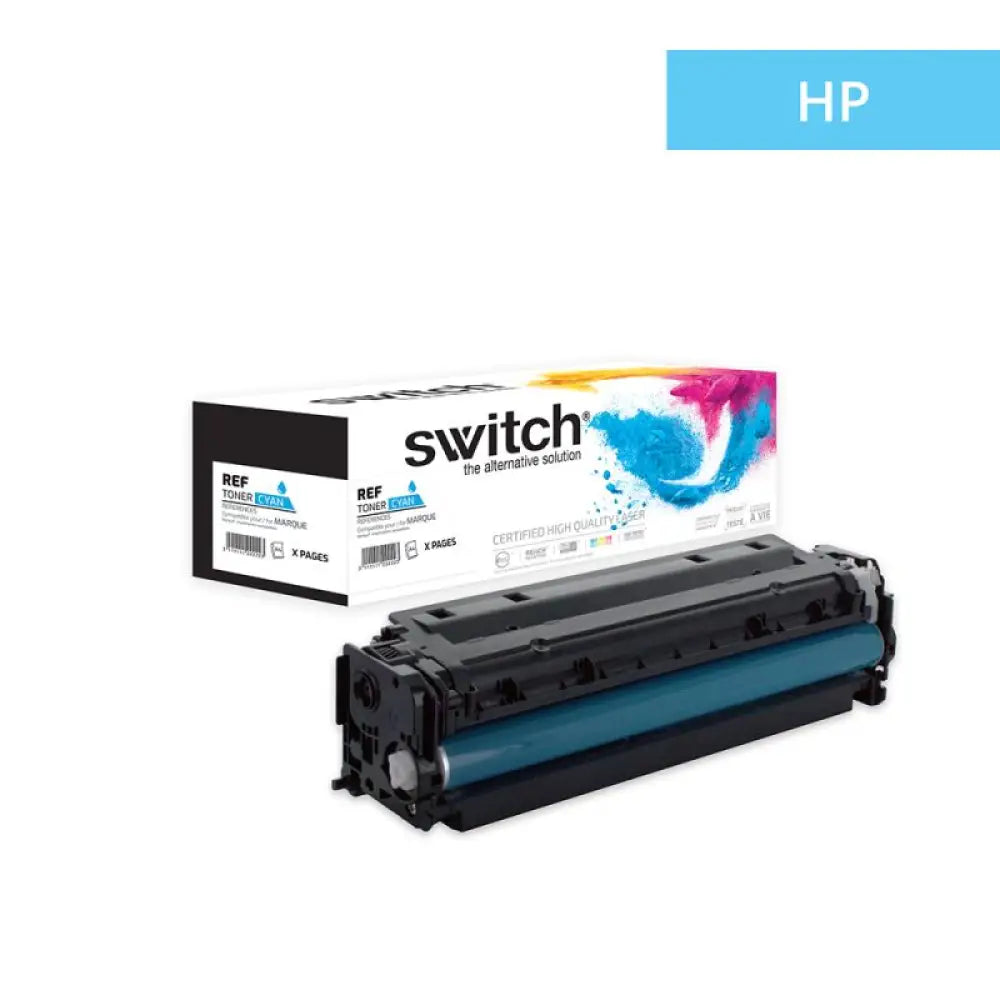 Cartouche laser compatible HP W2031A 415A Cyan - Toner Switch