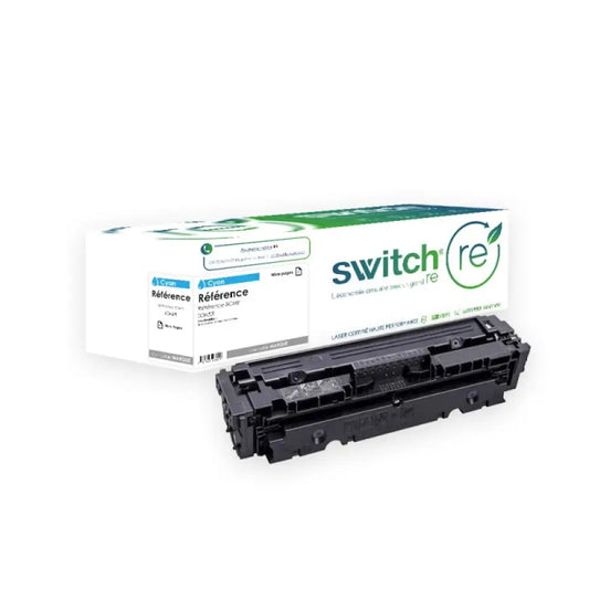 Cartouche laser compatible HP W2031A 415A Cyan - Toner remanufacturé Switch RE