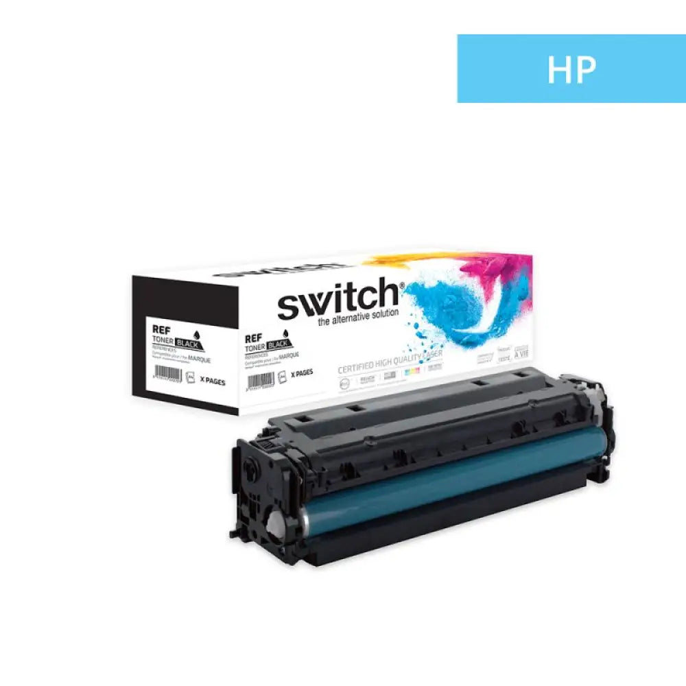 Cartouche laser compatible HP W2210X 207X Noir - Toner Switch
