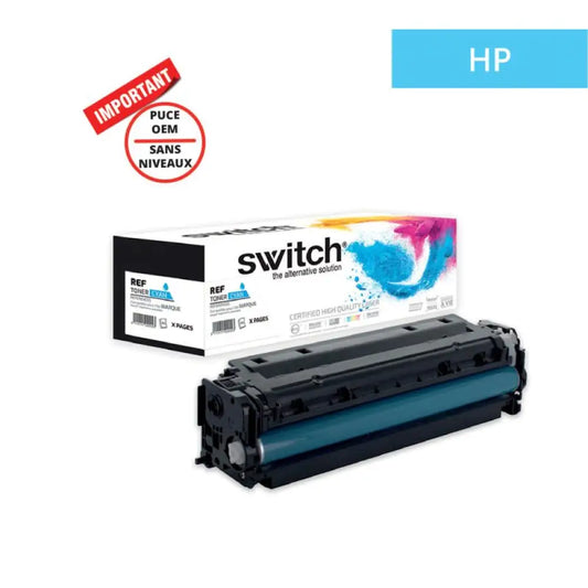Cartouche laser compatible HP W2211X 207X Cyan - Toner Switch