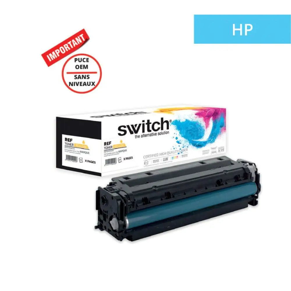 Cartouche laser compatible HP W2212A 207A Jaune - Toner Switch
