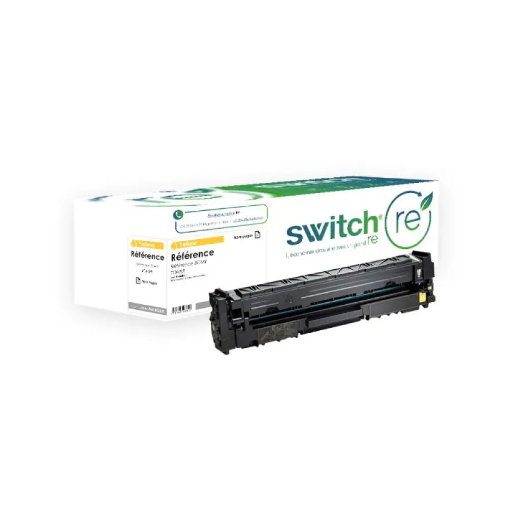 Cartouche laser compatible HP W2212X 207X Jaune - Toner remanufacturé Switch RE