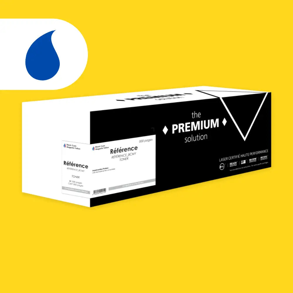 Cartouche laser compatible Minolta A33K452 Cyan - Toner The Premium Solution