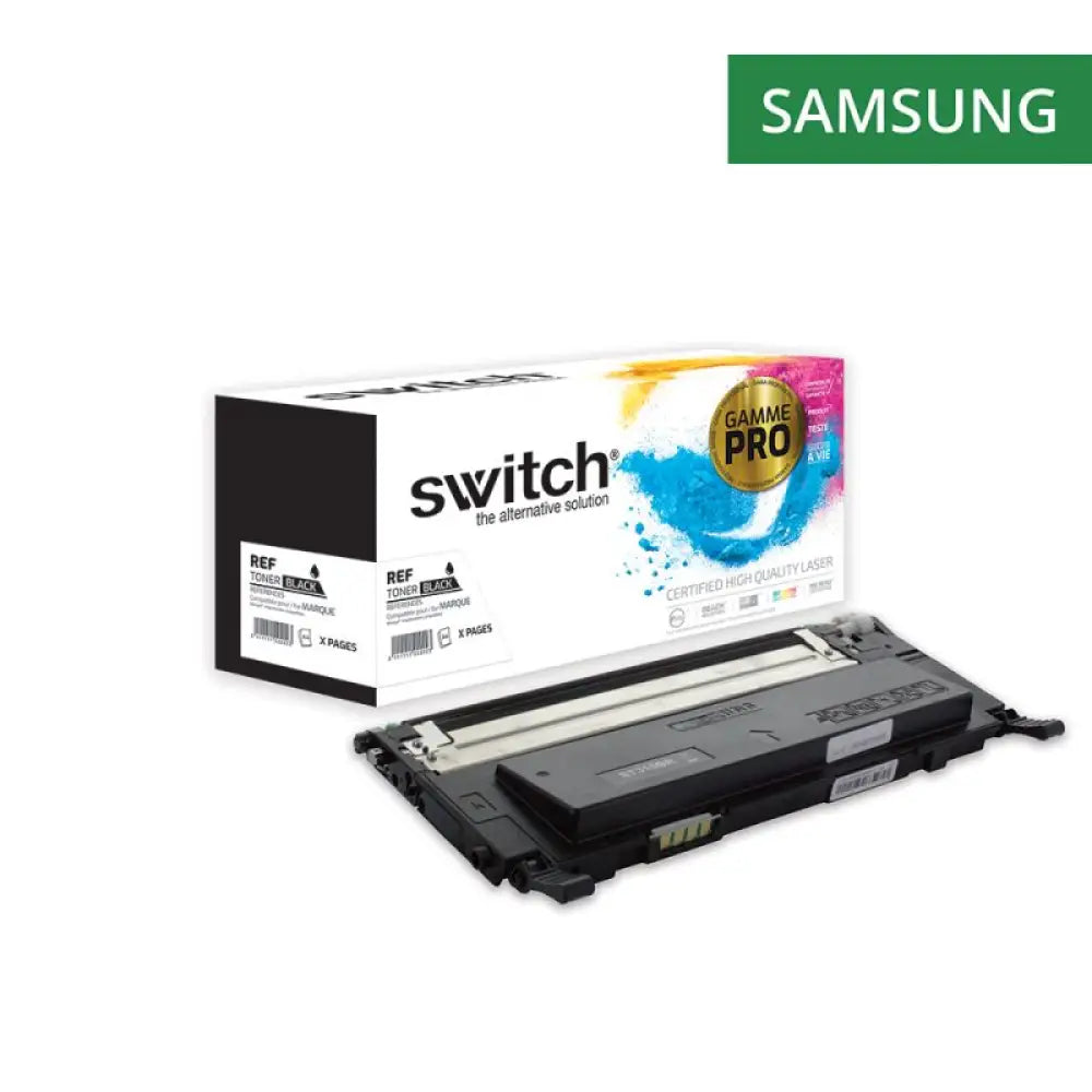 Cartouche laser compatible Samsung CLP-K4092SELS Noir - Toner Switch