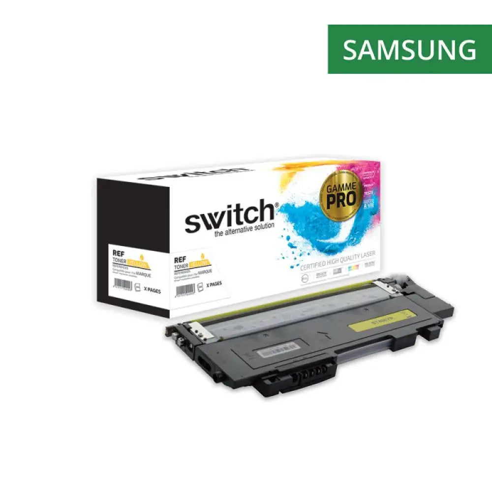 Cartouche Laser compatible Samsung CLT-Y406SELS Jaune - Toner Switch