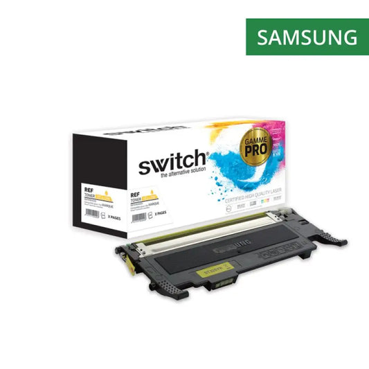Cartouche laser compatible Samsung CLT-Y4072SELS Jaune - Toner Switch