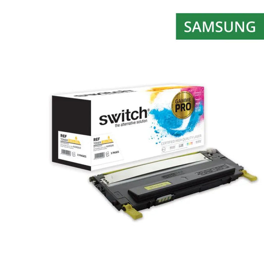 Cartouche laser compatible Samsung CLT-Y4092SELS Jaune - Toner Switch