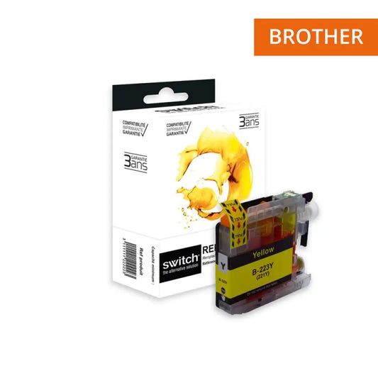 Catouche compatible Brother LC223 Jaune - Jet d’encre Switch