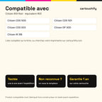 Imprimantes compatibles avec Citizen IR31 Ruban Noir compatible