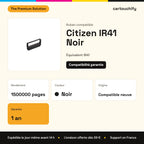 Citizen IR41 Ruban Noir compatible : caractéristiques