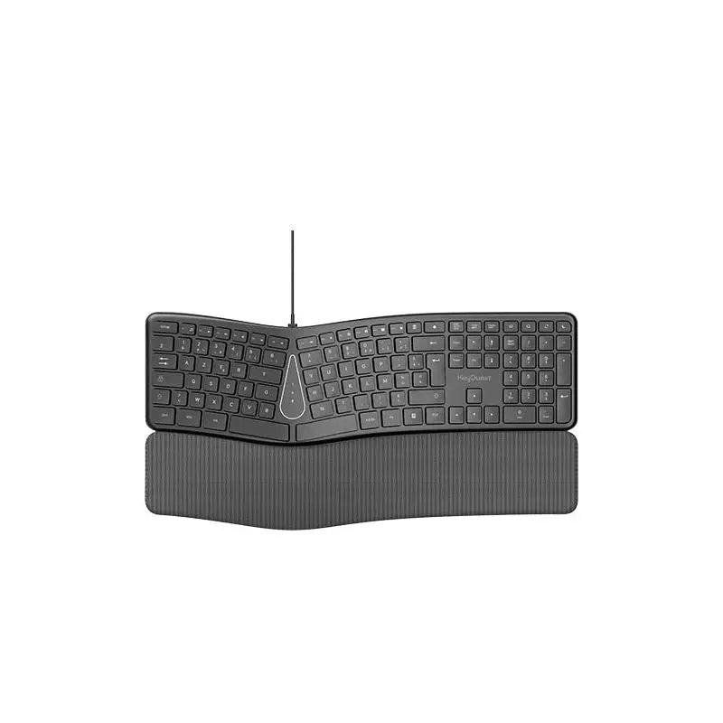Clavier eKOgreen recyclé Filaire Ergonomique - 1,50m - Noir