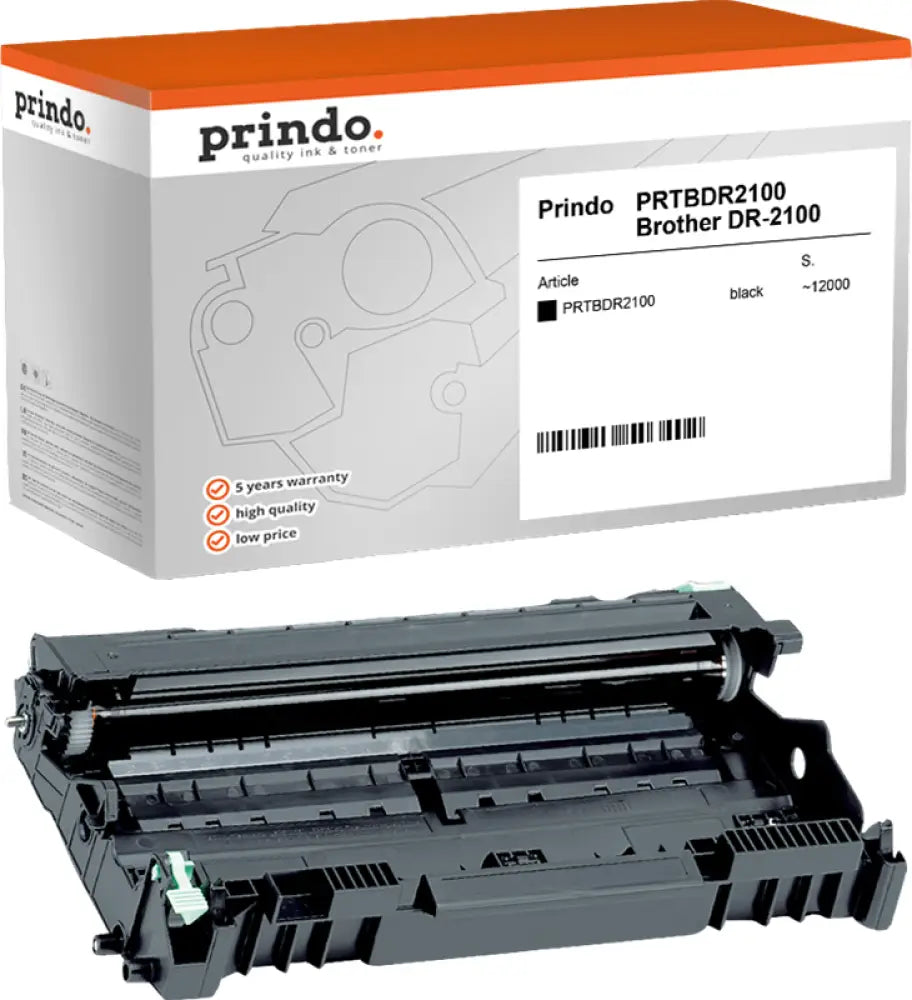Compatible avec Brother DR-2100 Prindo Classic Tambour d’image Noir(e)