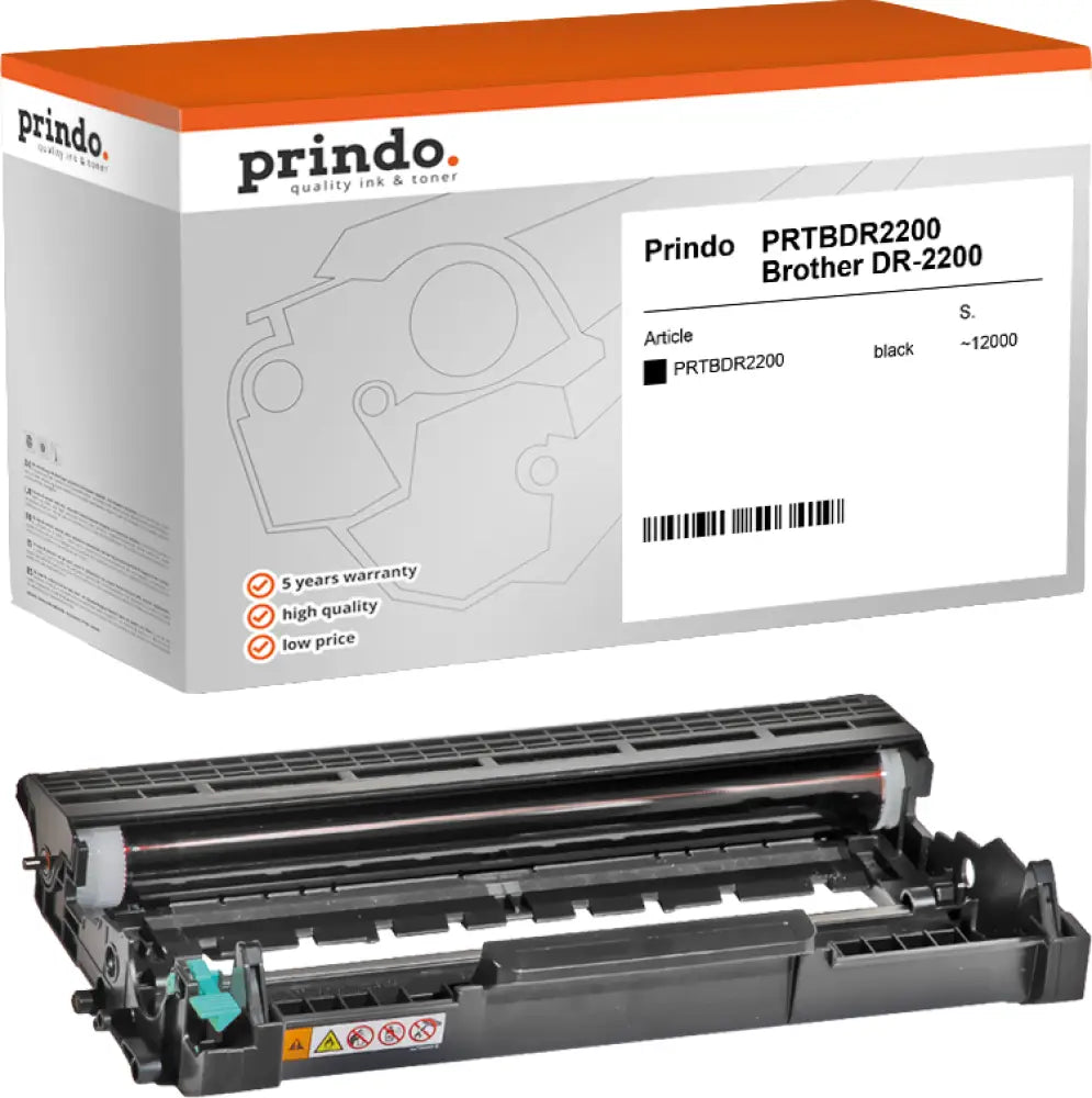 Compatible avec Brother DR-2200 Prindo Classic Tambour d’image Noir(e)