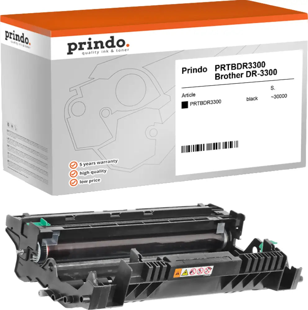 Compatible avec Brother DR-3300 Prindo Classic Tambour d’image Noir(e)