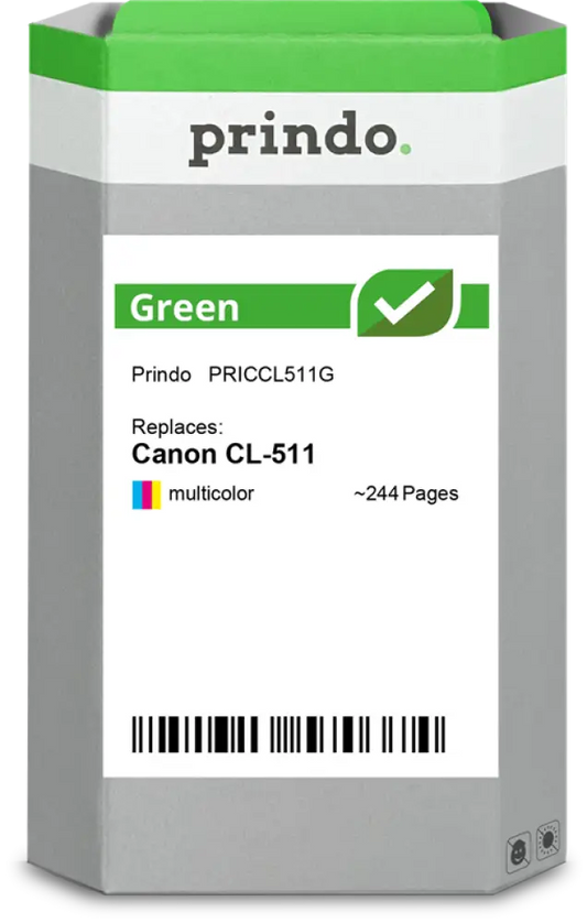 Compatible avec Canon CL-511 (2972B001) - Jet d’encre remanufacturé Prindo
