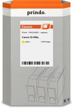 Compatible avec Canon GI-590y Jaune (1606C001) Prindo Classic Cartouche d’encre - Jet compatible