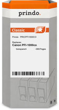 Compatible avec Canon PFI-1000co Transparent (0556C001) Prindo Classic Cartouche d’encre - Jet compatible