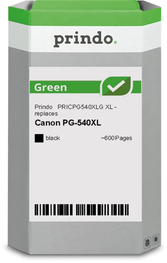 Compatible avec Canon PG-540XL Prindo Green - Jet d’encre remanufacturé