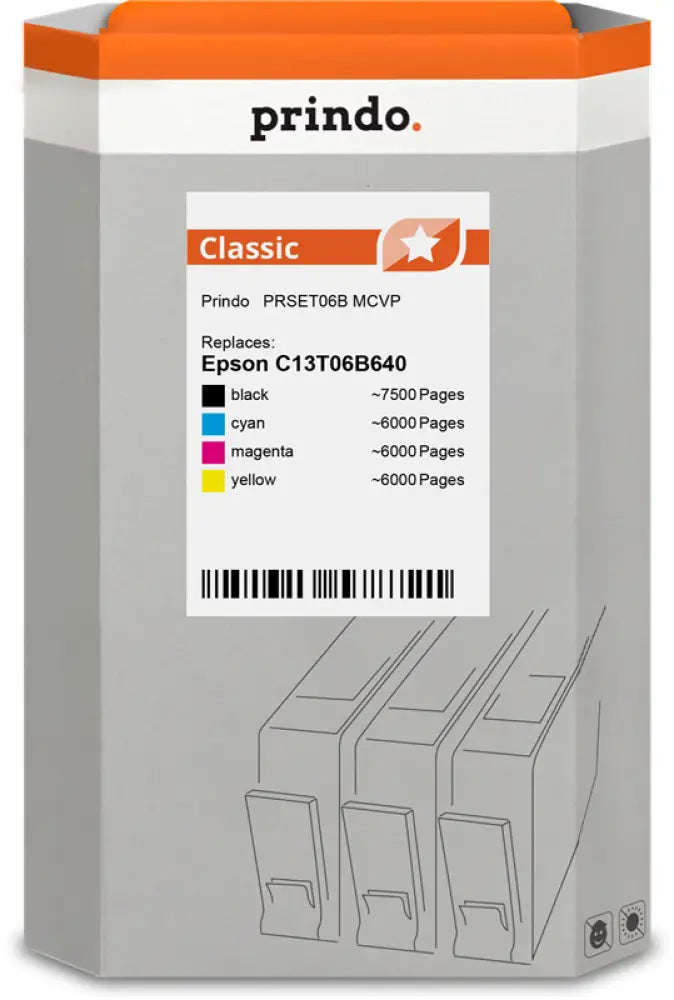 Compatible avec Epson 113 Prindo Classic Multipack Noir(e) / Cyan / Magenta / Jaune - Consommable imprimante