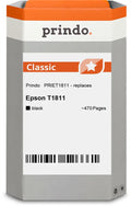 Compatible avec Epson 18 XL Noir(e) Prindo Classic Cartouche d’encre - Jet compatible