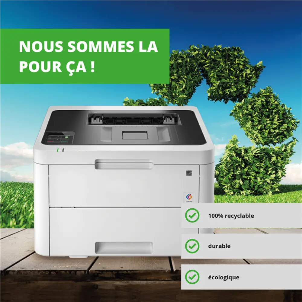 Compatible avec HP 62XL Pack 4 Couleurs + papier 500 feuilles - Jet d’encre remanufacturé Prindo