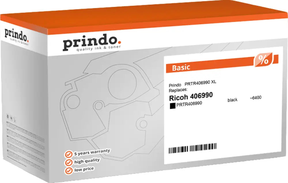 Compatible avec Ricoh SP 3500XE Prindo Basic XL Noir(e) Toner - compatible
