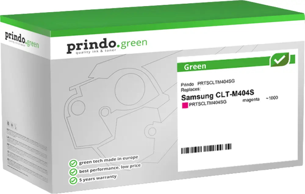 Compatible avec Samsung CLT-M404S Prindo Green Magenta Toner - remanufacturé