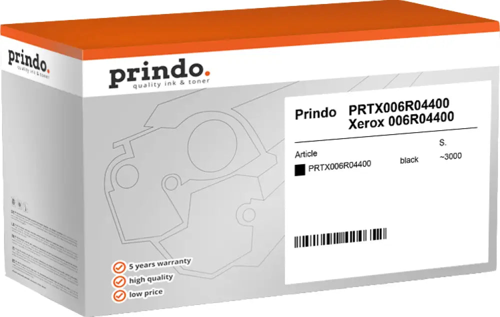 Compatible avec Xerox 006R04400 Prindo Classic Noir(e) Toner - compatible