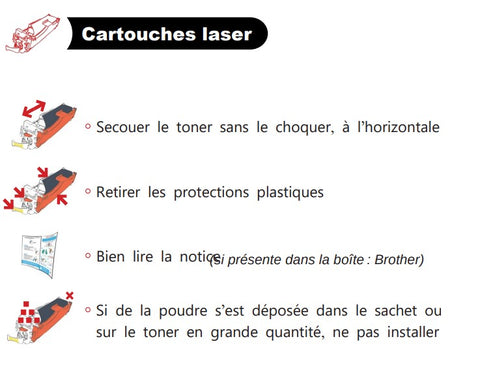 Conseils d’utilisation des cartouches compatibles et remanufacturés Switch