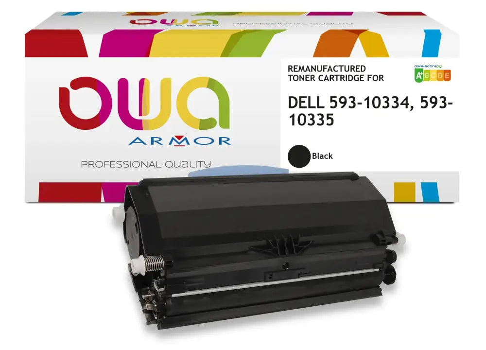 DELL 593-10334 593-10335 - Cartouche laser compatible - haute capacité - Noir - Toner remanufacturé OWA