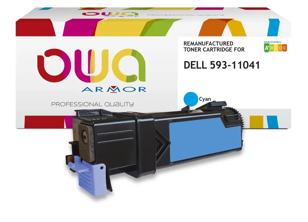 DELL 593-11041 - Cartouche laser compatible - haute capacité - Cyan - Toner remanufacturé OWA