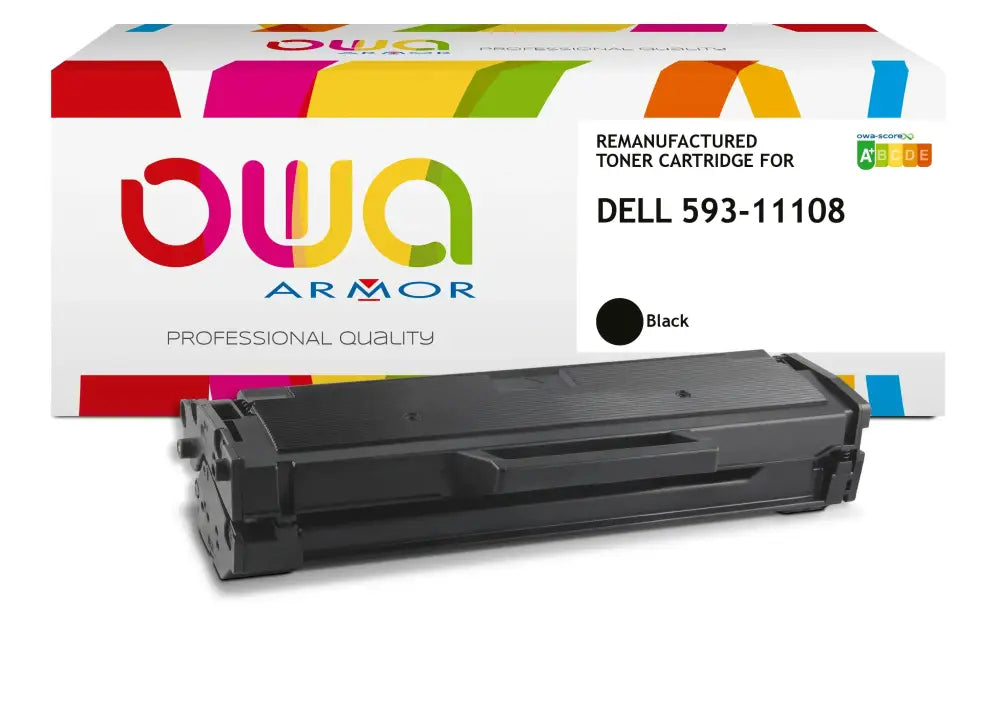 DELL 593-11108 - Cartouche laser compatible - Noir - Toner remanufacturé OWA