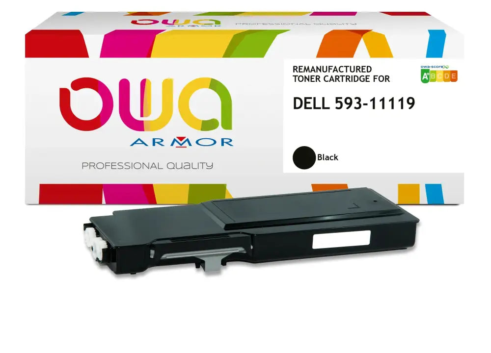 DELL 593-11119 - Cartouche laser compatible - Noir - Toner remanufacturé OWA