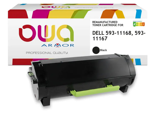 DELL 593-11168 593-11167 - Cartouche laser compatible - haute capacité - Noir - Toner remanufacturé OWA