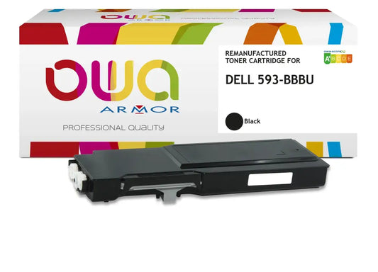 DELL 593-BBBU - Cartouche laser compatible - haute capacité - Noir - Toner remanufacturé OWA