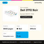 Dell 3110 Toner Noir compatible équivalent à 59310170, PF030 · Switch : caractéristiques