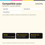 Imprimantes compatibles avec Dell 2335 Toner Noir compatible équivalent à 59310329, HX756