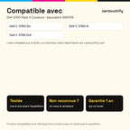Imprimantes compatibles avec Dell 3700 Toner Pack 4 Couleurs compatible équivalent à 59311119, 59311122, 59311121