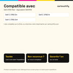 Imprimantes compatibles avec Dell 3700 Toner Noir compatible équivalent à 59311119