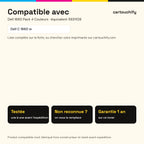 Imprimantes compatibles avec Dell 1660 Toner Pack 4 Couleurs compatible équivalent à 59311128, 59311129, 59311130
