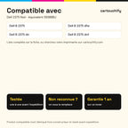 Imprimantes compatibles avec Dell 2375 Toner Noir compatible équivalent à 593BBBJ