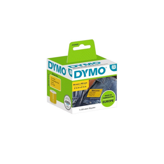 DYMO Etiquette d'expédition LabelWriter, 54 x 101 mm, jaune