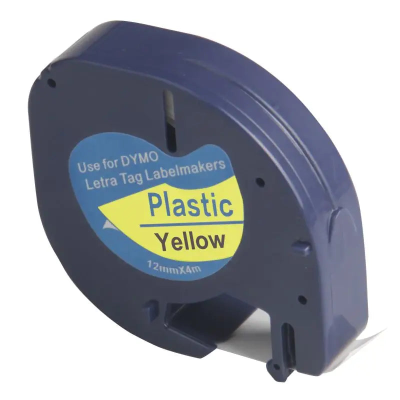 Dymo TPS S0721620 Ruban transfert thermique Noir sur Jaune compatible équivalent à S0721620 12mm