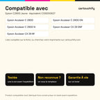 Imprimantes compatibles avec Epson C2900 Toner Jaune compatible équivalent à C13S050627 · Switch